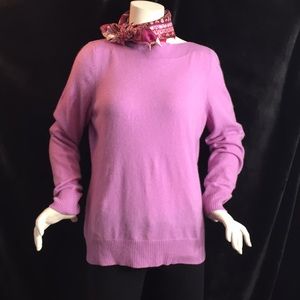Talbots 💯% pure cashmere long sleeve top size XL